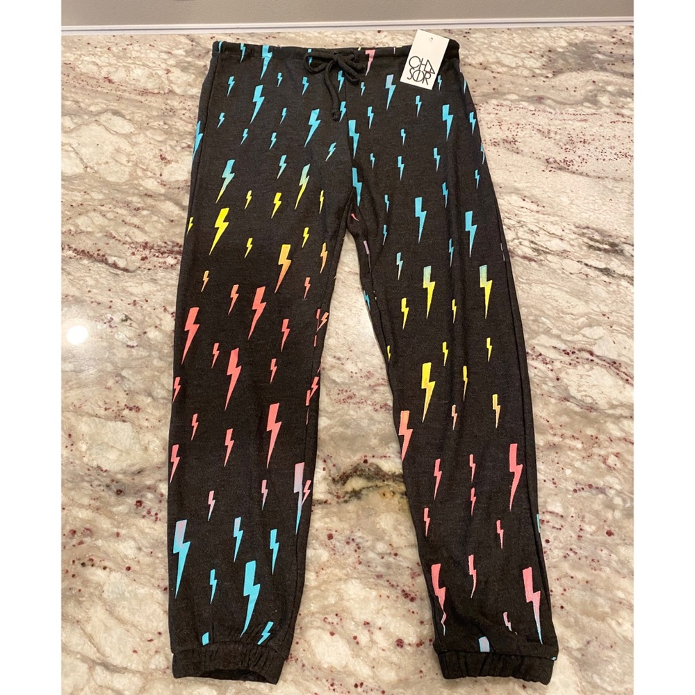 NWT Chaser Ombré Bolt Cozy Knit Pants, Small - Picture 3 of 7
